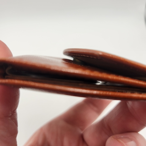 VTG Dior Key Holder Wallet | Brown Cowhide, Gold Logo - Picture 4 of 14